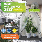bio green icedome winter tent for plants, 3-layer, close-up detail