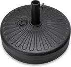best choice products fillable umbrella base stand round, main product view