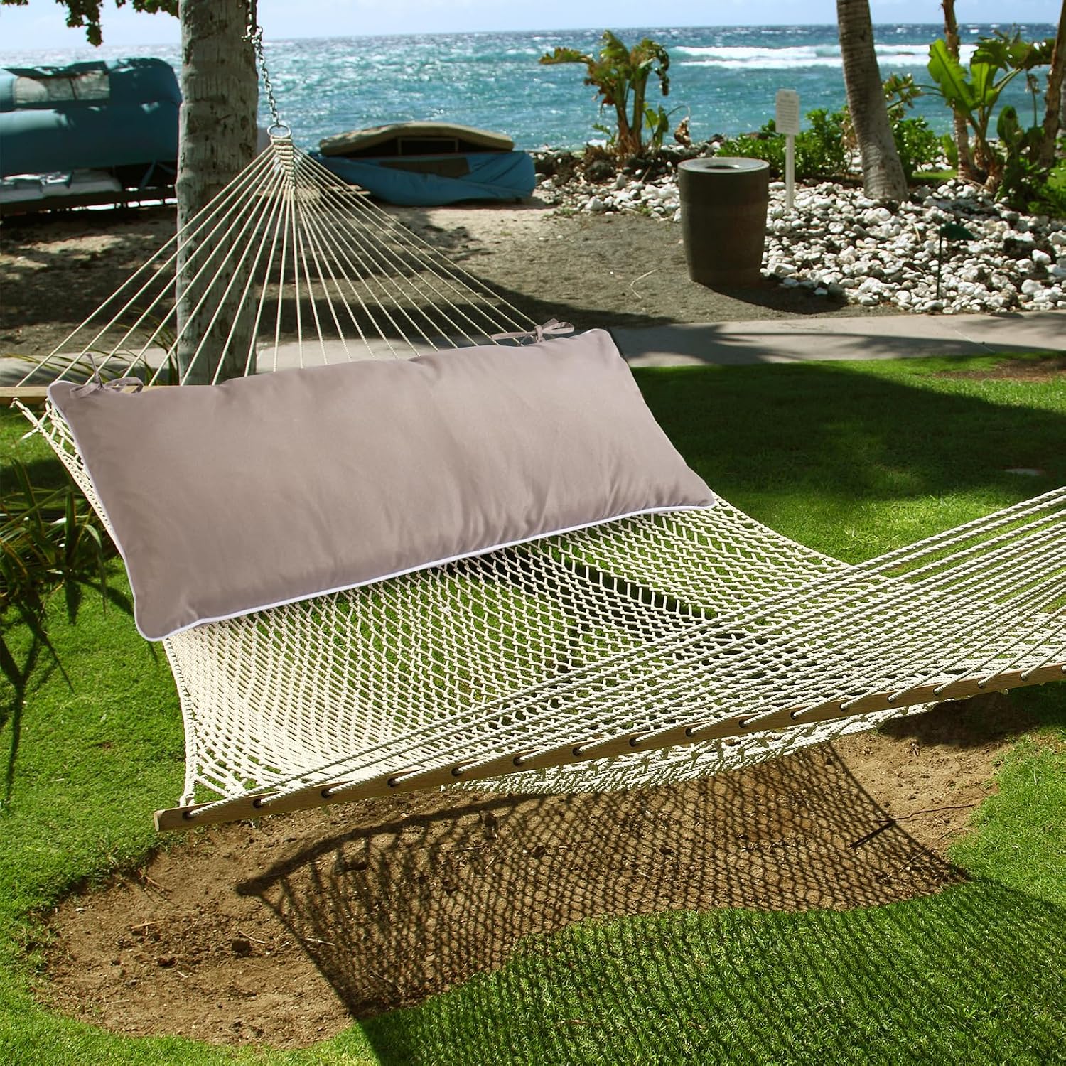 36 inch Hammock Pillow for Net Company,Extra Large Outdoor Hammock Pillow with Ties