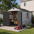 devoko 8 x 10 ft resin storage shed, main product view