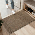 BEQHAUSE 2x3 Entryway Rug Indoor Door Mat Non-Slip Washable, Taupe | Hallway Rugs Absorbent & Stain Resist Hall Carpet Runner Rugs for Entryway, Front Door Floor Mats Laundry Room Rugs for Entry