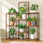 enhomee 47.2" outdoor plant stand with 8-tier for, main product view
