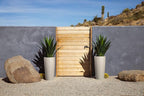 Veradek Mason Series Vega Planter - Round Tall Planter for Indoor or Outdoor Porch/Patio | Made from Plastic-Stone Composite with Drainage Holes | Modern Décor for, Flowers, Interior Plants
