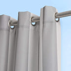 Sun Zero Valencia 2-Pack Cabana Stripe Indoor/Outdoor UV Protectant Energy Efficient Grommet Curtain Panel Pair
