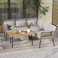 dwvo patio furniture set, 4 pieces outdoor patio, main product view