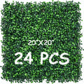 20''x20'' 24 pieces artificial hedge boxwood panels uv, main product view