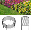 decorative garden fence 10 pack, 24in(h) x 10ft(l), main product view