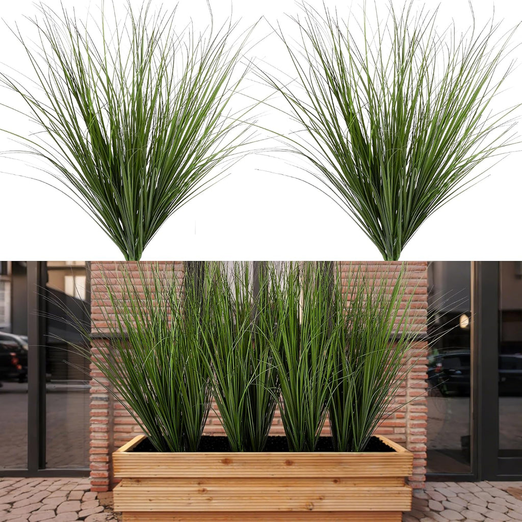 12 stems artificial wheat grass greenery fake plants，fake, main product view