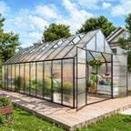 cdcasa 10x24 ft greenhouse for outdoors,large easy assembly, main product view