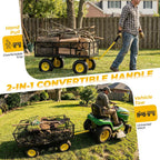 sekey 7.7 cu ft steel garden cart, 1400, package contents