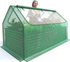 quictent raised garden bed with cover galvanized planter, main product view