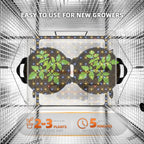 Spider Farmer SF1000 LED Grow Lights for Indoor Plants in 2x2/3x3 Grow Tent | 100W Dimmable Full Spectrum Grow Light, New-Gen High-Efficiency Diodes 2.5 PPE System for Seed Starting, Vegetables & Bloom