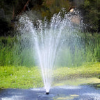 FT 14000 Floating Pond Fountain and Aerator Complete Kit with 14,000 GPH Pump, 100 Foot Power Cord, 3 Spray Styles | 100% US-Based Customer Service and Warranty
