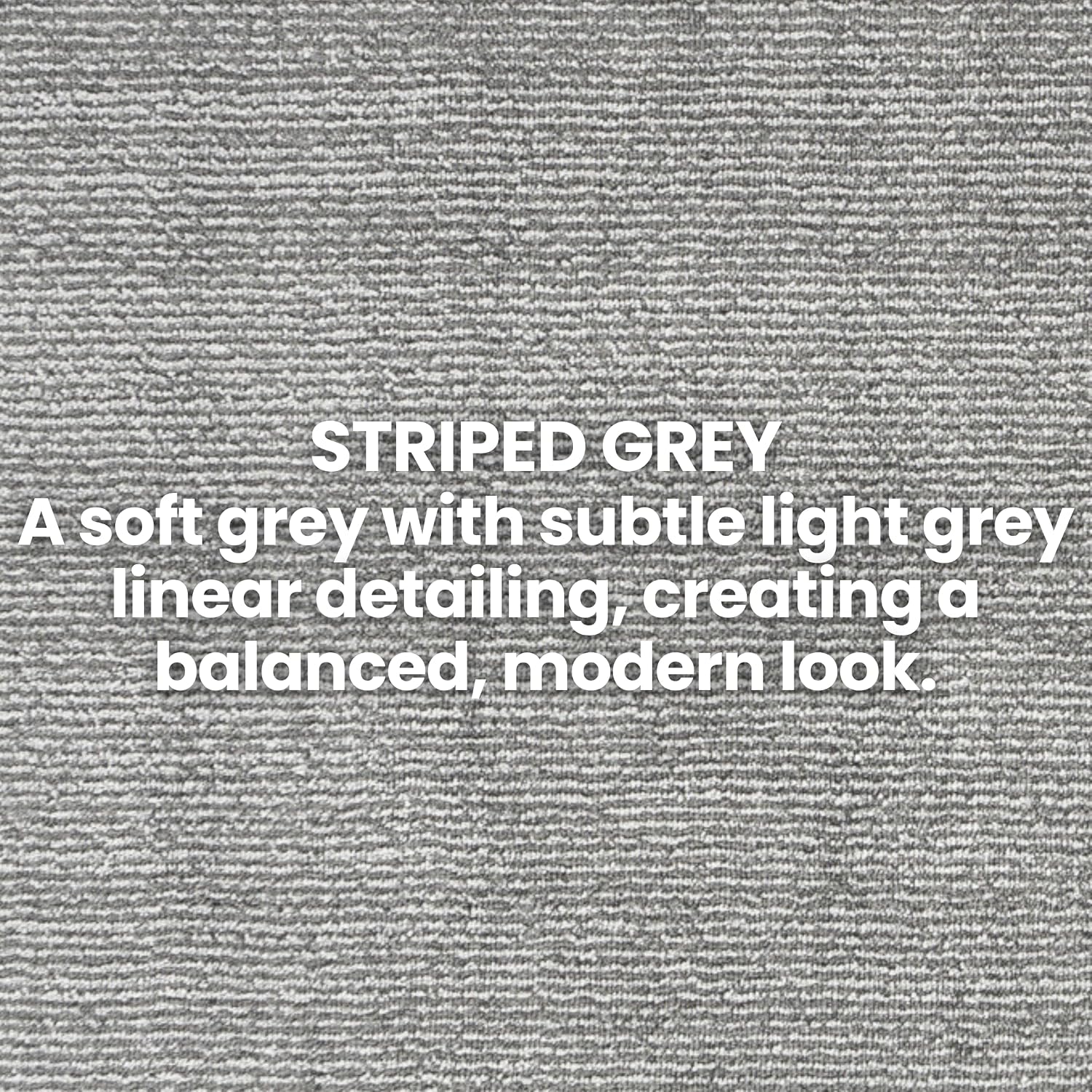 20 ft Extra Long Grey Hallway Runner Rug – Non-Slip, Washable, Dog-Friendly Carpet with Durable Rubber Backing – Modern Subtle Striped – Custom Size