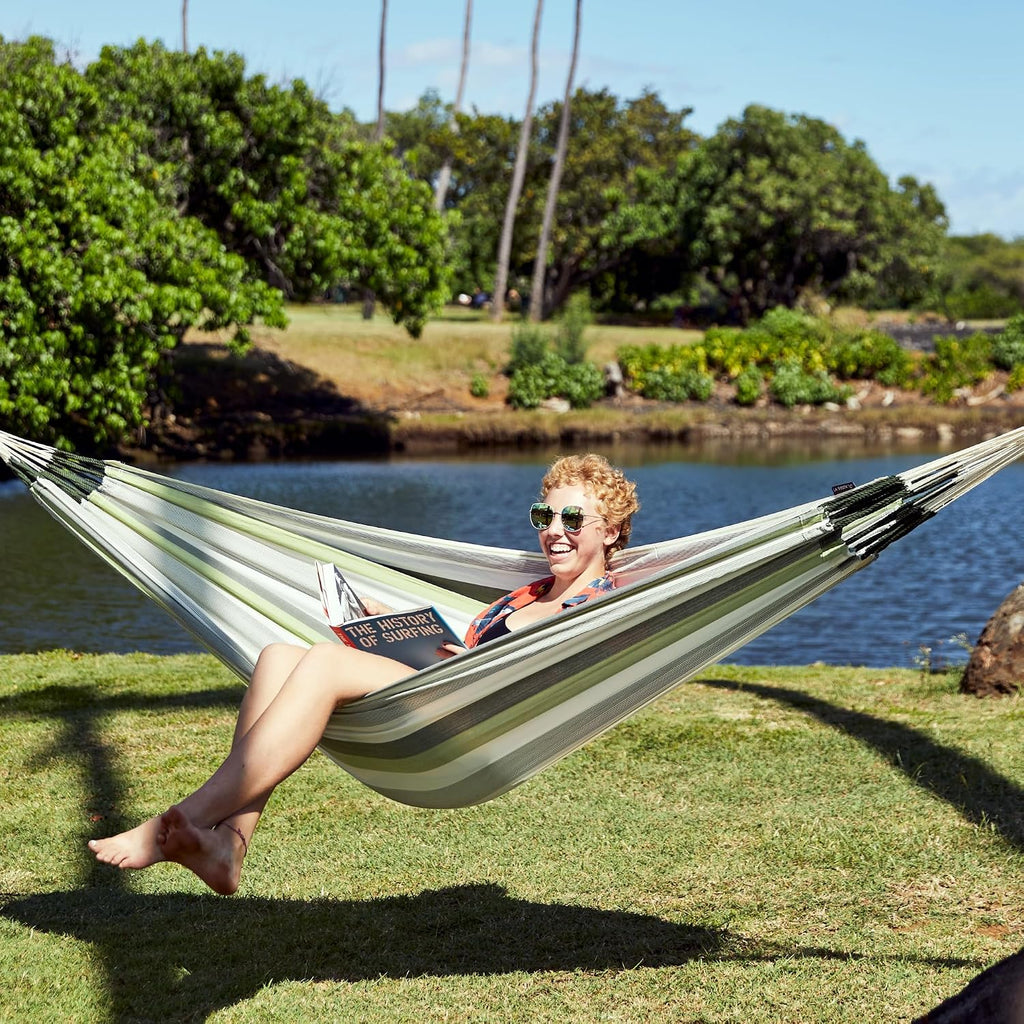 LA Siesta TreeMount Black - Tree and Pole Suspension Set for Hammocks