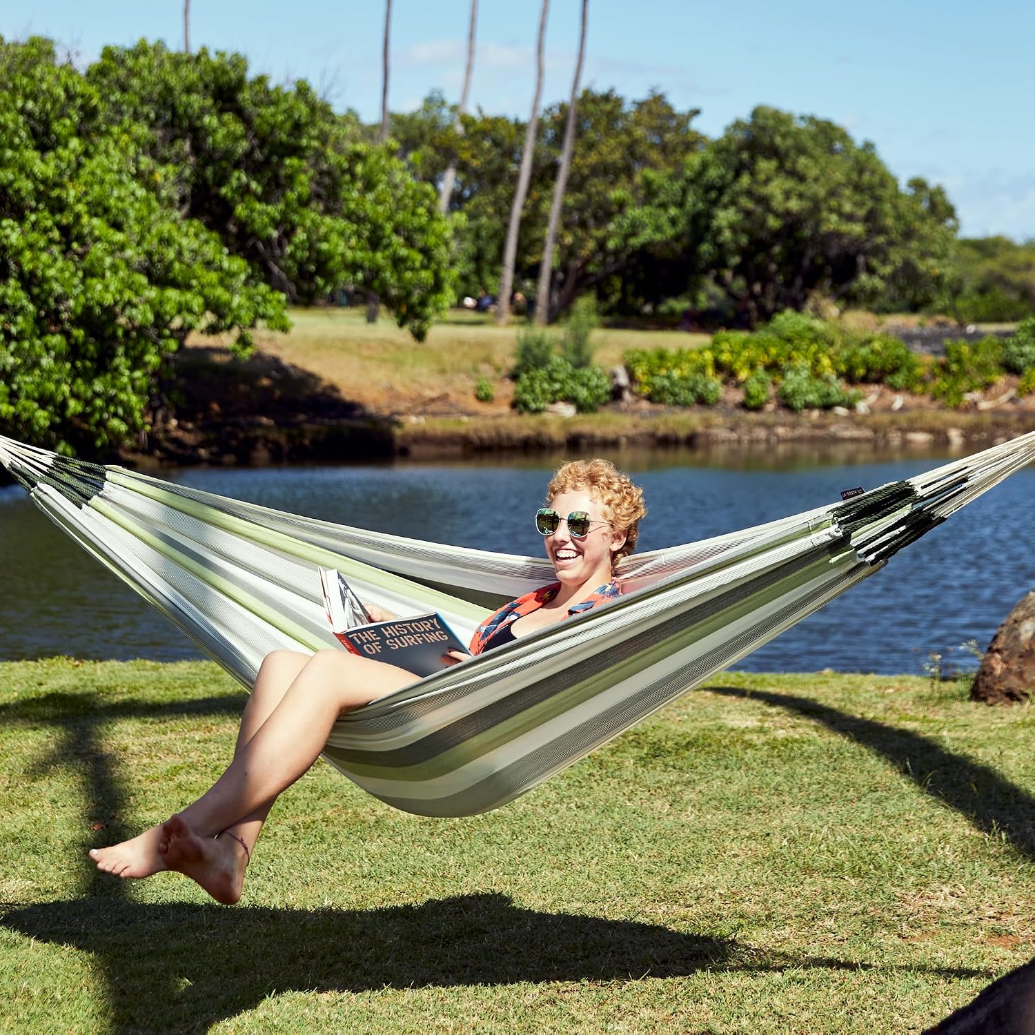 LA Siesta TreeMount Black - Tree and Pole Suspension Set for Hammocks