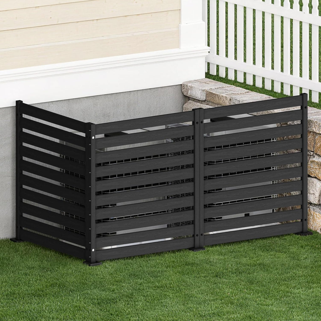 no dig privacy fence 3 panels, 42" h, main product view