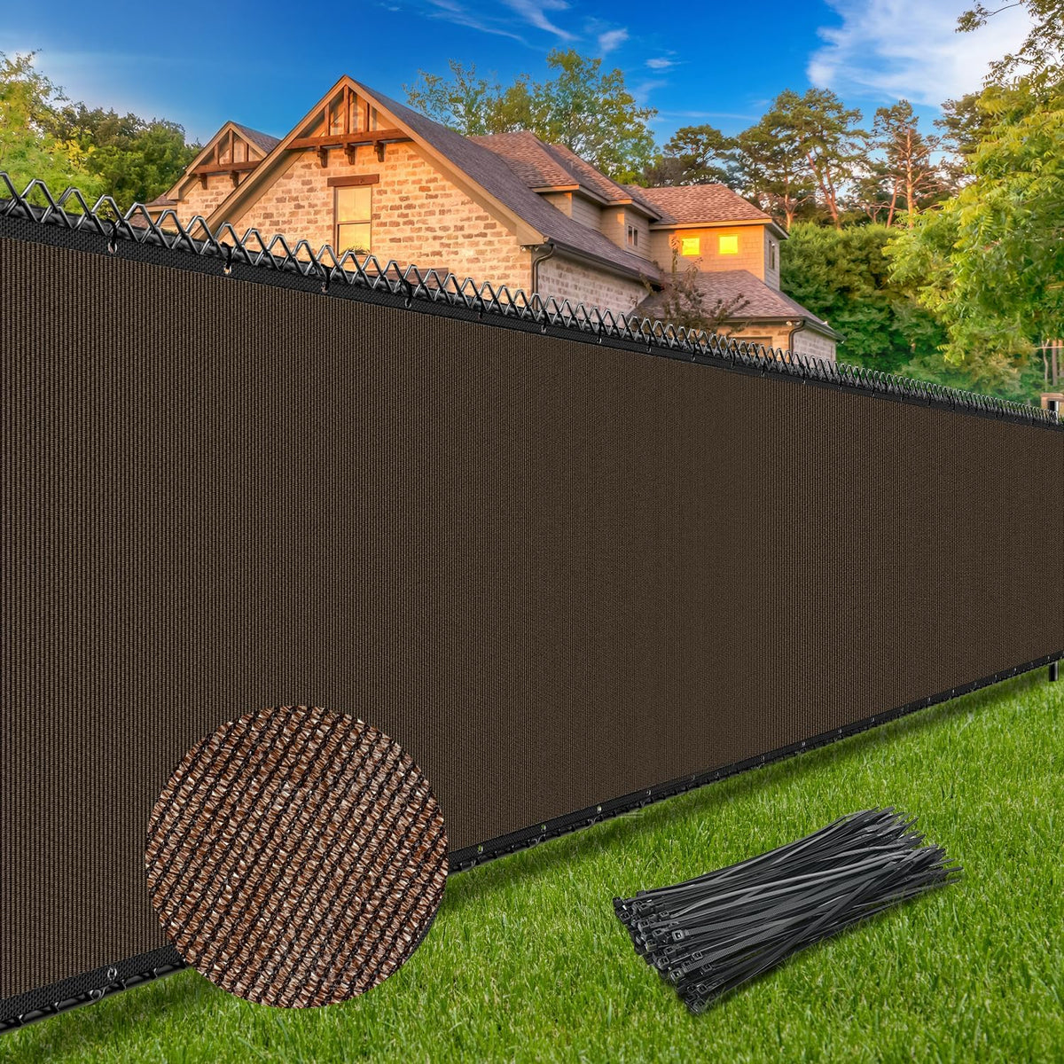 winpull privacy fence screen 6' x 50', heavy, main product view