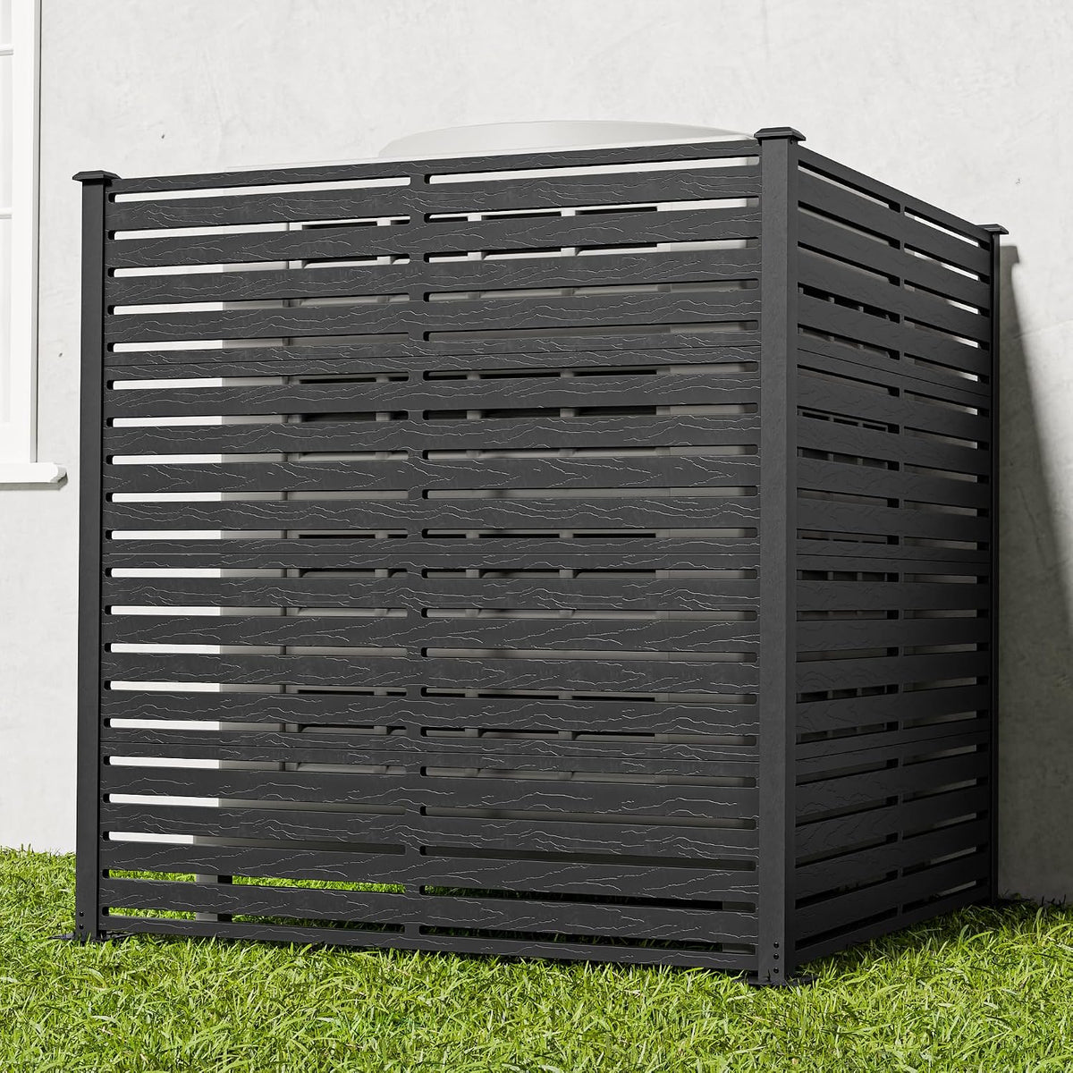 47" w x 48" h air conditioner fence, main product view