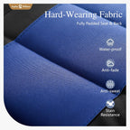 Padded Outdoor Zero Gravity Chair Set of 2, Cup Holder, 28in Seat, Blue | Foldable Outdoor Lounger, Detachable Cup Holder, 28in Seat, 400 LBS Weight Capacity, Equipped with Armrest
