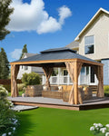 bps 12' x 16' hardtop gazebo outdoor aluminum, main product view