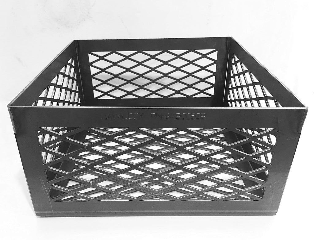 Total Control® BBQ Charcoal Basket smoker pit fire box 12 x 12 x 6 for B-B-Chef Brinkmann for Char-Broil Chargriller New Braunsfel old country