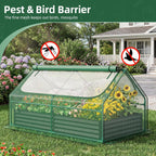 superlele 6x3x3ft mini greenhouse with 2 large zipper, package contents