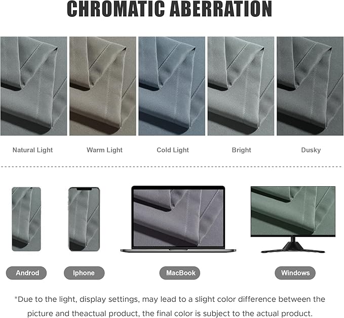 BONZER Waterproof Outdoor Curtains for Patio Porch Pergola Cabana Thick Privacy Extra Wide Grommet Indoor Curtains for Bedroom Living Room, 1 Panel, 150W x 108L inch, Grey