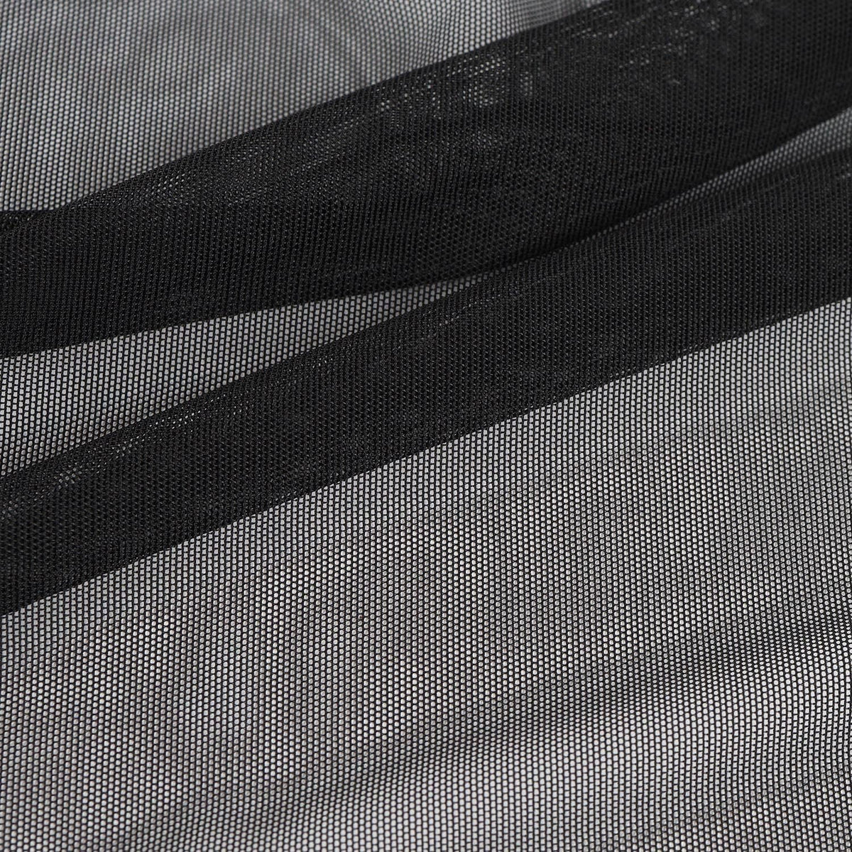 superfine 4-way stretch net fabric nylon spandex power showing dimensions