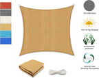 Tronssien Rectangle 10'x13' Sun Shade Sail,95% UV Blockage Canopy Awning for Outdoor Patio and Garden, Yard Activities