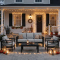 solaste aluminum patio furniture set for all weather, main product view