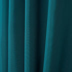 NICOLE MILLER NEW YORK Canvas Indoor/Outdoor Grommet Top Curtain Panel Pair, 54"x96", Turk Teal