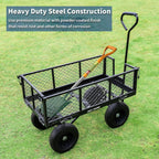 bilt hard 880 lbs 10" tires steel garden, package contents