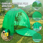 59″*59″*60″ large winter plant warm covers with air, side view