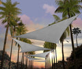 Amgo 16' x 16' x 16' Grey Triangle Sun Shade Sail UPF50+ Canopy Awning AGSLT, 95% UV Blockage, Water & Air Permeable, 200GSM Heavy Duty Commercial and Residential (We Make Custom Sizes)