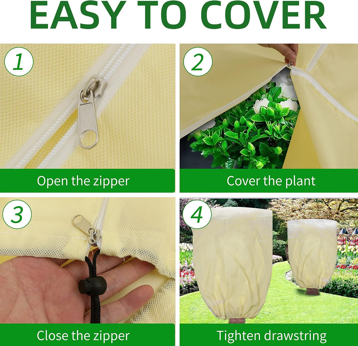 tcbwfy 95x80 inch huge plant covers freeze protection on a desk or shelf
