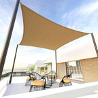 Tronssien Rectangle 12'x16' Sun Shade Sail,95% UV Blockage Canopy Awning for Outdoor Patio and Garden, Yard Activities