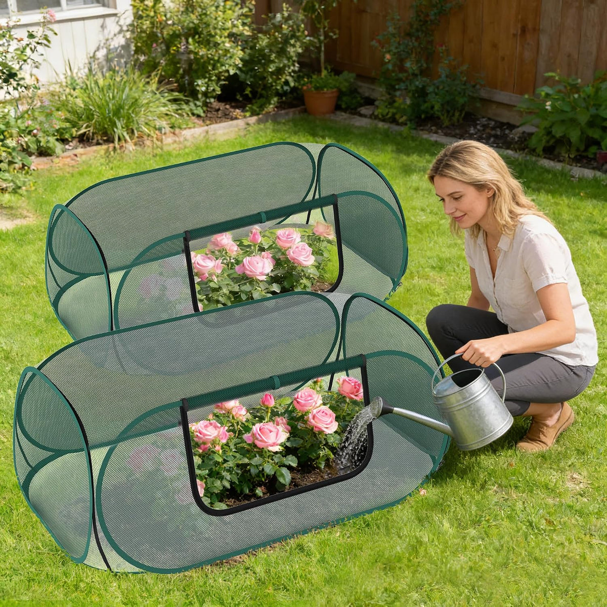 raised garden bed covers, 45 x 22 x, close-up detail