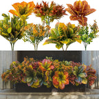 party joy 12 bunches artificial fall flowers, fake, main product view