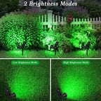 T-SUN Solar Spotlight LED Outdoor Wall Light, IP65 Waterproof, Auto-on at Night/Auto-Off by Day, 180°Angle Adjustable for Tree, Patio, Yard, Garden, Driveway, Stairs, Pool Area (Green)