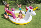 Intex Mystic Unicorn Spray Pool Inflatable Pool, White