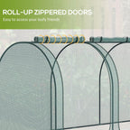 outsunny 9' x 4' crop cage plant protection, package contents