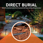 SUNVIE 14/2 Low Voltage Landscape Lighting Wire 250FT with Spool Outdoor Landscape Cable 14 Gauge 2 Conductors Low Voltage Wire for Landscaping Lights, ETL Listed, Pure Copper, Outdoor Direct Burial