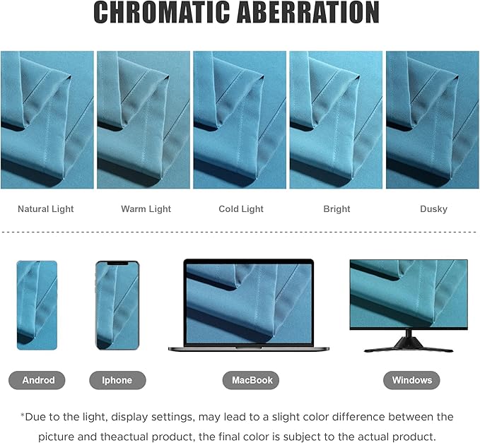 BONZER Waterproof Outdoor Curtains for Patio Porch Pergola Cabana Light Filtering Privacy Grommet Indoor Curtain Panels for Bedroom Living Room, 1 Panel, 54W x 108L inch, Teal