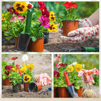 Plant Nursery Pot/Pots 100 Pcs 6" Plastic Small Plants Pots Flower Pots Seed Starting Pots for Plants Indoor Outdoor Seeding pots (with 100 Plant Labels)