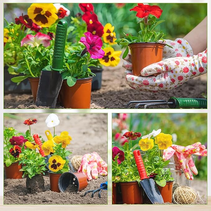 Plant Nursery Pot/Pots 100 Pcs 6" Plastic Small Plants Pots Flower Pots Seed Starting Pots for Plants Indoor Outdoor Seeding pots (with 100 Plant Labels)