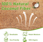 Remiawy Coco Liner Roll, 16 x 120 Inch Coconut Fiber Liners for Planters, Natural Coco Coir Mats Sheet for Flower Basket, Garden Decoration, Reptile Carpet, Animal Pet Pad, Window Box, DIY Moss Pole