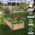 74 inch heavy duty metal garden netting support, package contents