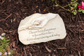 Evergreen Garden Dog Paw in Hand Devotion Painted Polystone Stepping Stone - 12”W x 0.5”D x 7.5”H…