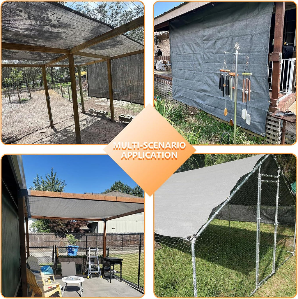 poyee 90% sun shade cloth, 10x30ft pergola shade on a desk or shelf